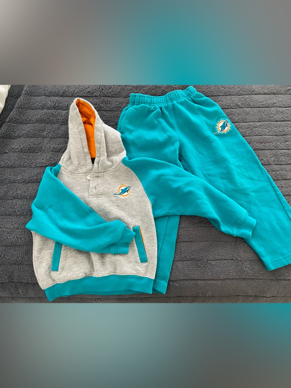 NFL Kids Miami Dolphins  Hoodie and Sweatpants Set | Size 4T